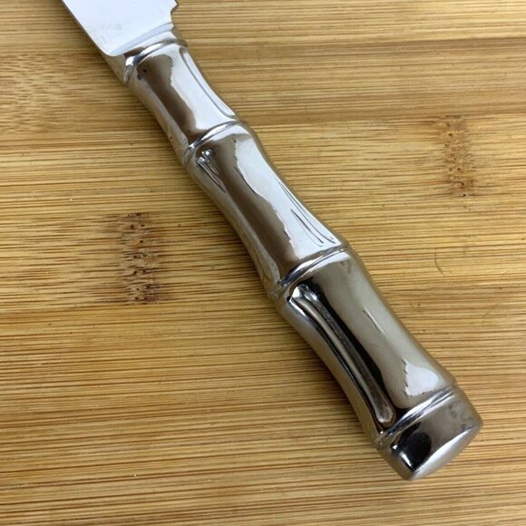 Lifetime Cutlery IC Bamboo Set of 4 Dinner Knives Stainless Steel Flatware Japan - Picture 5 of 5